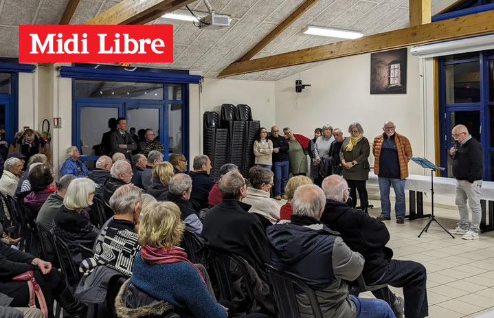 Une salle bien remplie pour assister aux vœux de la municipalité